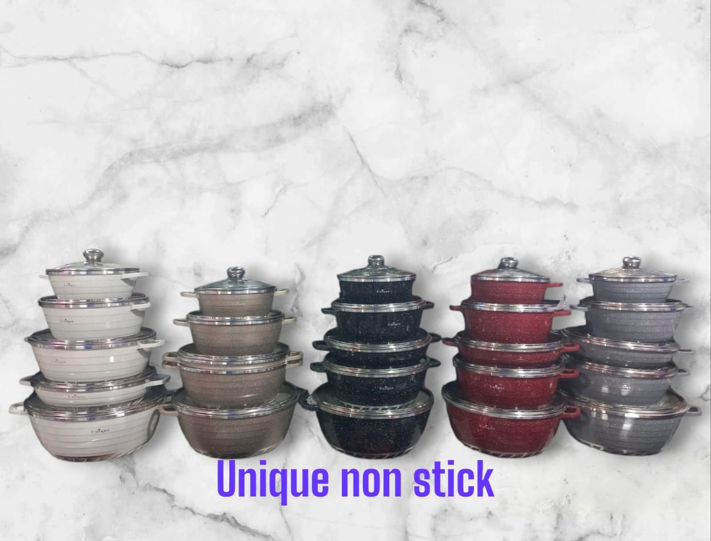 10pcs non-stick pots