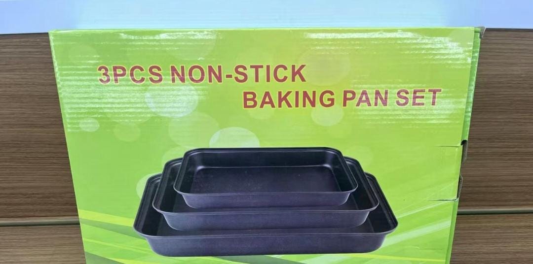 3Pc Rectangular baking pans