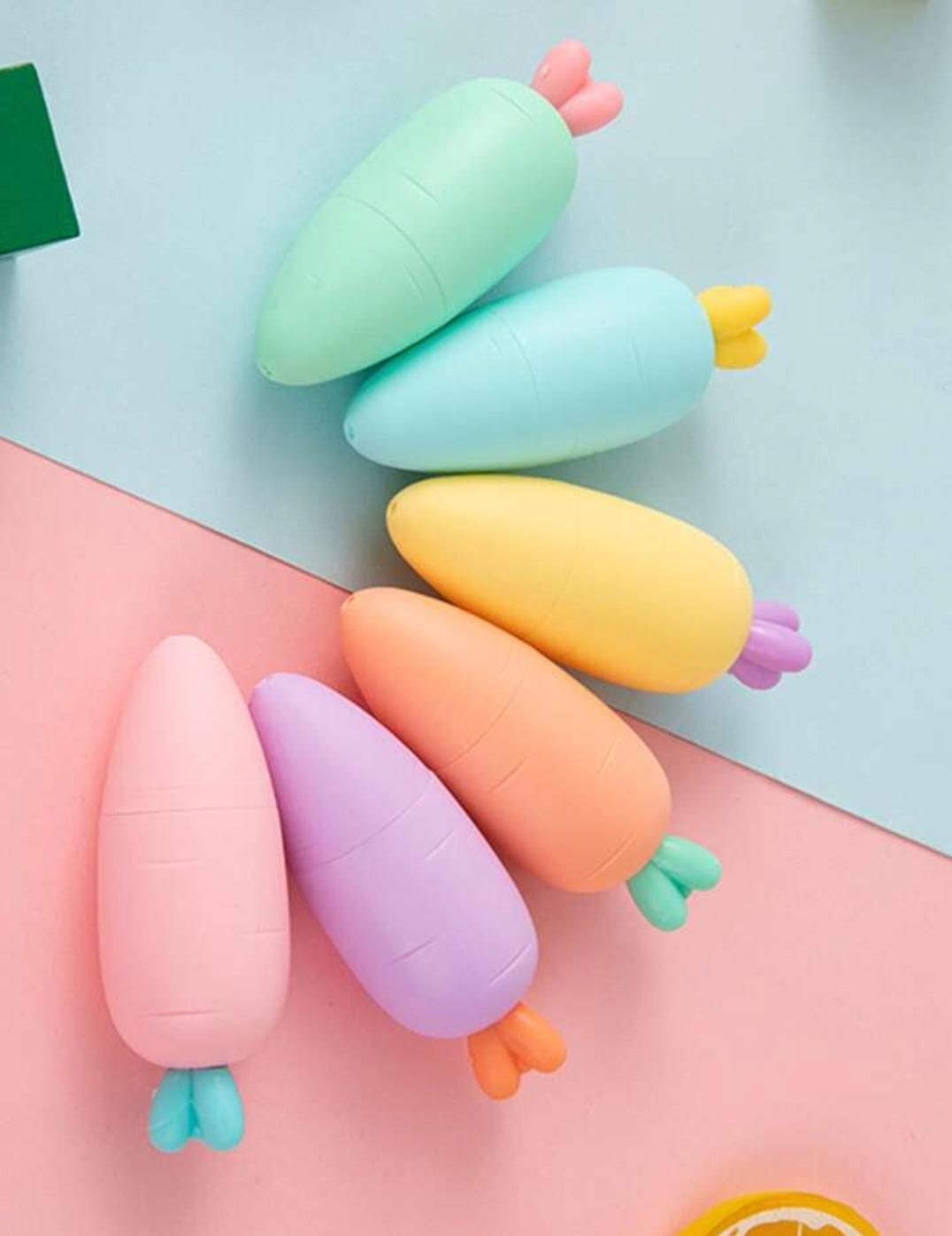 Carrot Shaped Highlighter set