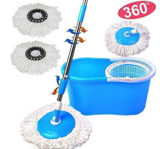 Spinning mop with bucket