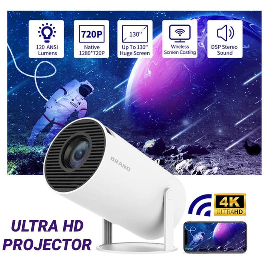 4K Ultra HD Projector with remote