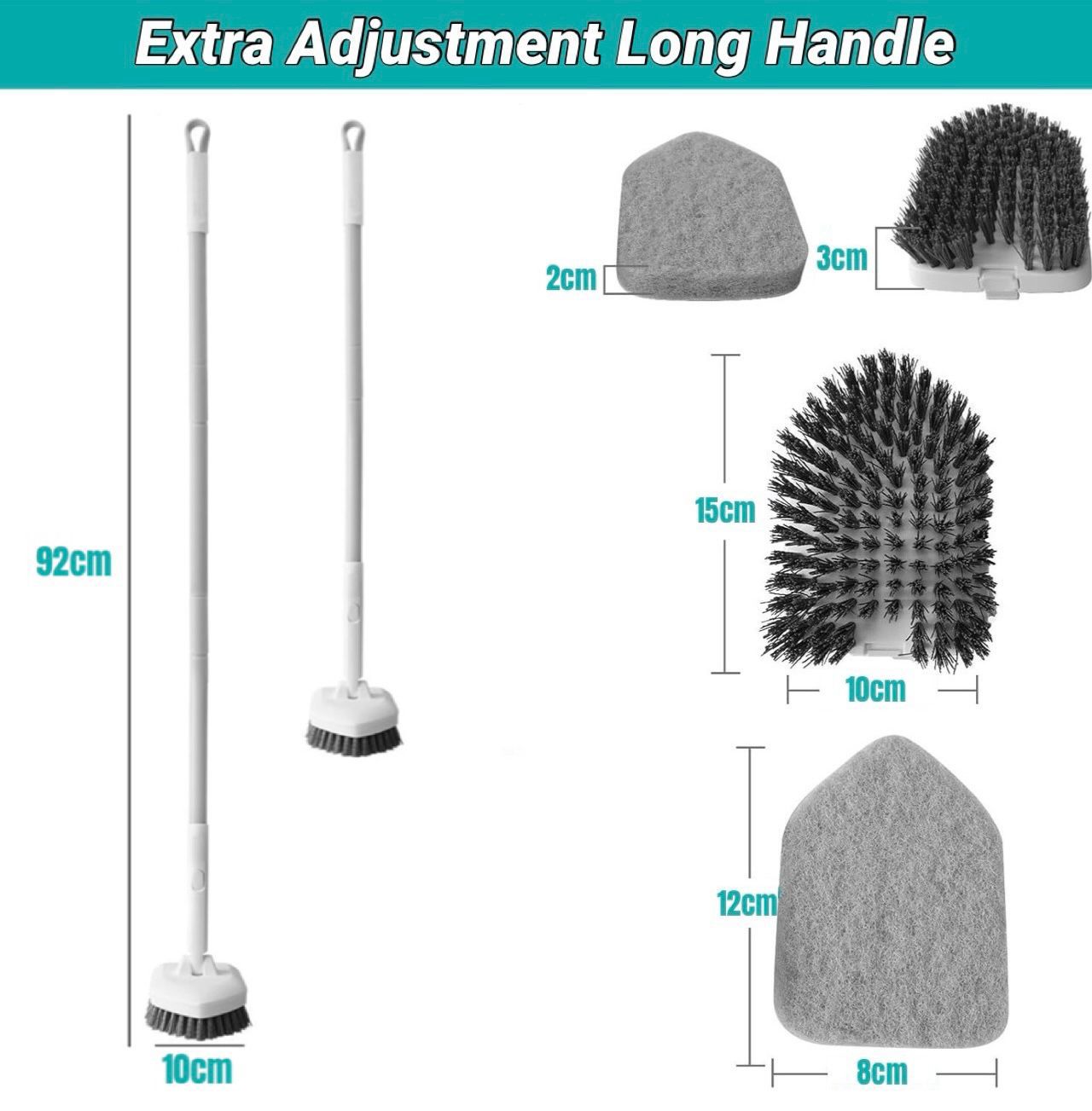 2 in 1 Floor cleaning brush