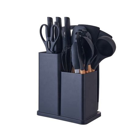 19 piece silicone utensil set