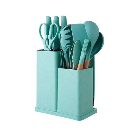 19 piece silicone utensil set