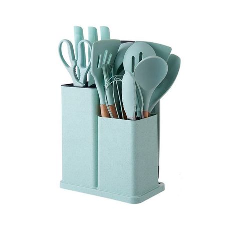 19 piece silicone utensil set